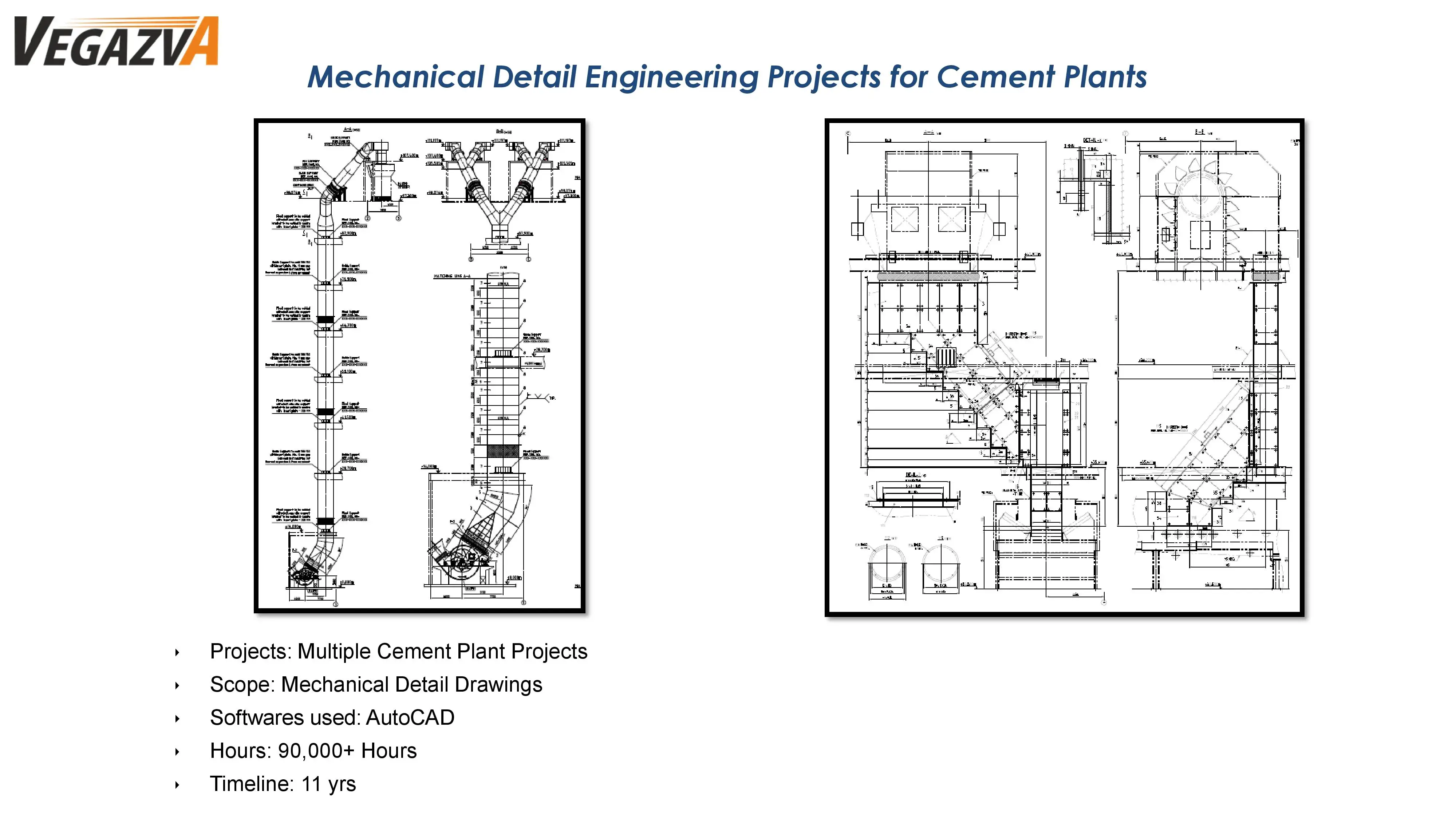 Mechanical Detail Engineering Projects for Cement Plants